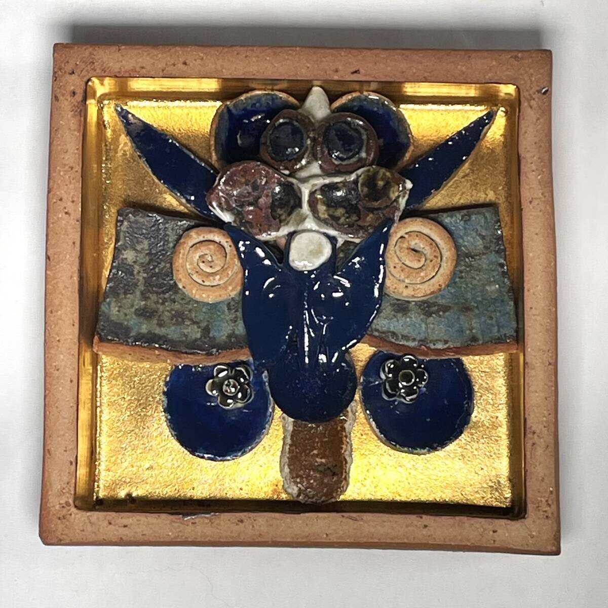 Lisa Larson Unique Piece Ceramic Wall Art With