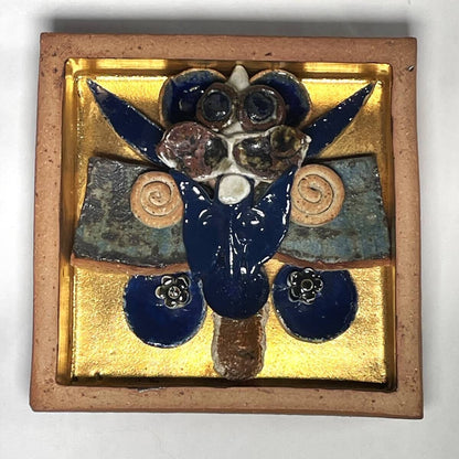 Lisa Larson Unique Piece Ceramic Wall Art With