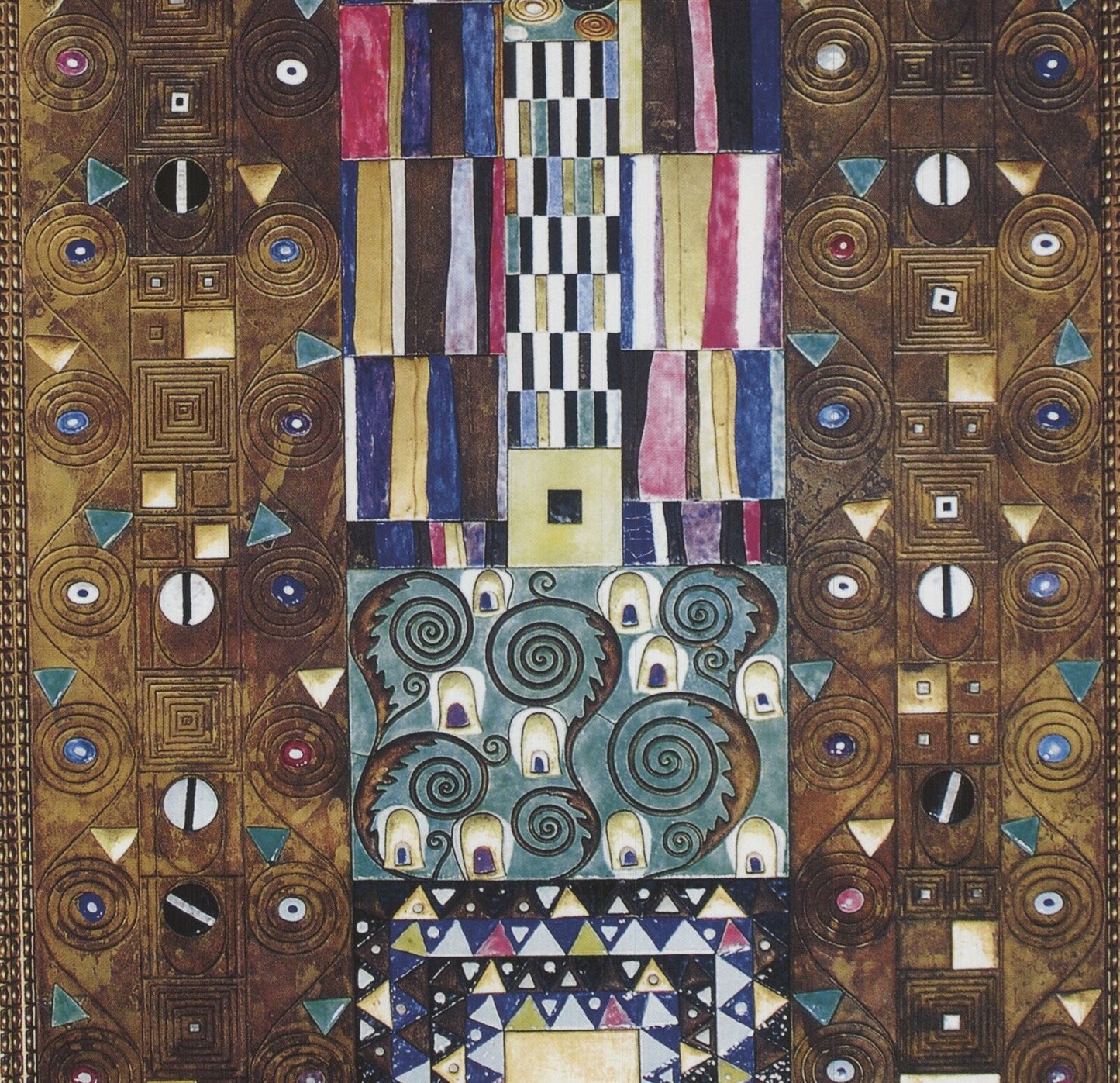 Gustav Klimt Dekoratives Panneau " Offset Lithograph
