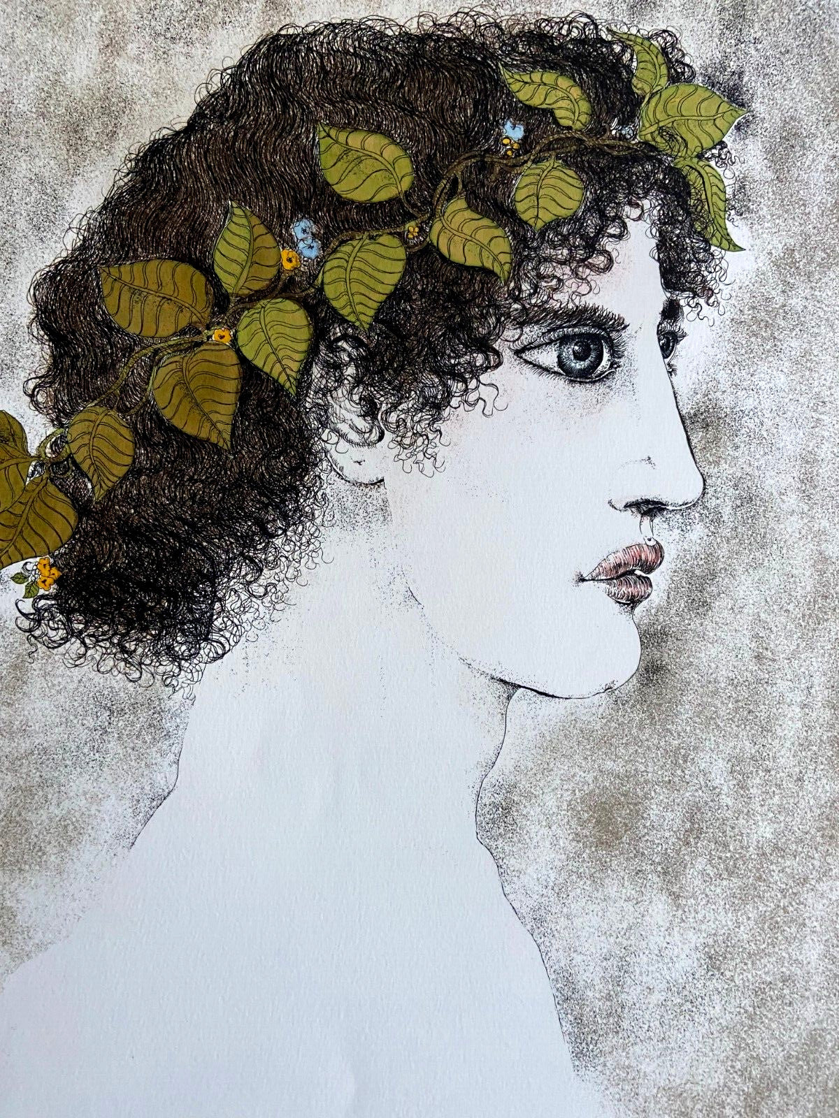 Bruno Caruso "Efebo" Aquatint 60X80