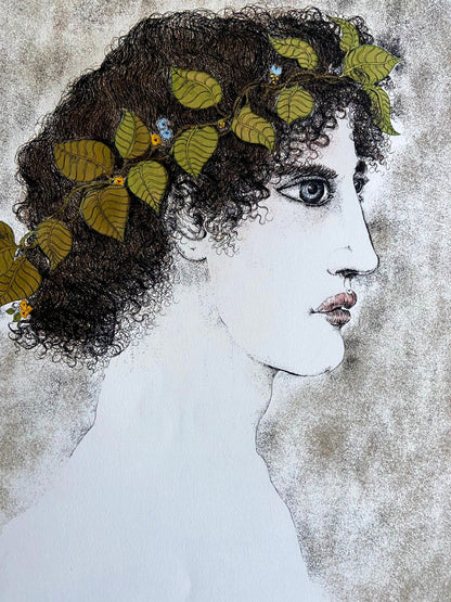 Bruno Caruso "Efebo" Aquatint 60X80