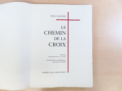 Paul Claudel, Louis Travert?Le Chemin De La Croix?, 1962, Galerie Jean Giraudoux