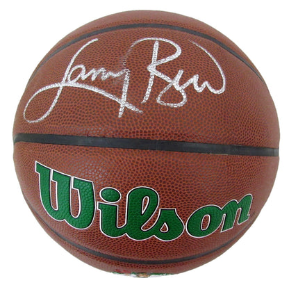 Larry Bird Hof Signed/Auto Wilson Nba Celtics Logo Basketball Psa/Dna 200498