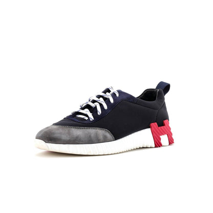 Hermes Women'S Bouncing Sneakers Fabric And Suede
