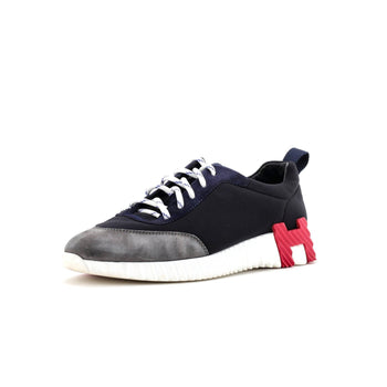 Hermes Women'S Bouncing Sneakers Fabric And Suede