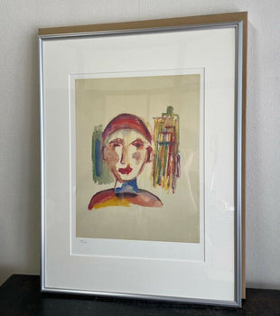 Henry Miller Signed Lithograph Portrait Stamped