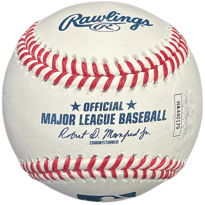 Jim Kelly Autographed Baseball (Jsa)