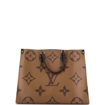 Louis Vuitton Onthego Tote Reverse Monogram Giant Gm