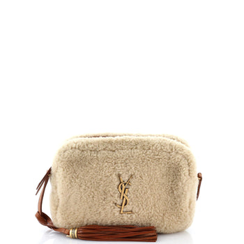 Saint Laurent Lou Camera Bag Shearling Small