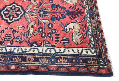 Tribal Pictorial Design Oriental Runner Rug