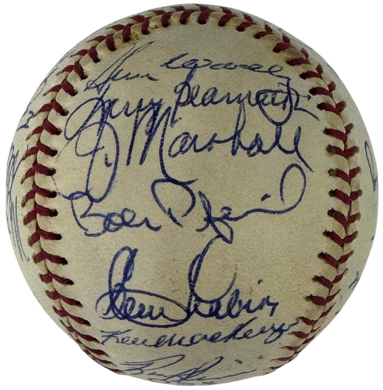 Old Timers Autographed Official National League Baseball