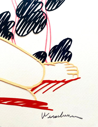 Tom Wesselmann Lithograph Handmade Coa Signed Op Numbered By Hand Ii