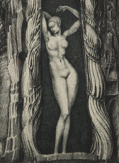 Ernst Fuchs Birth Of Venus Etching, Signed, Very Rare Ed.20, Fantastic Realism