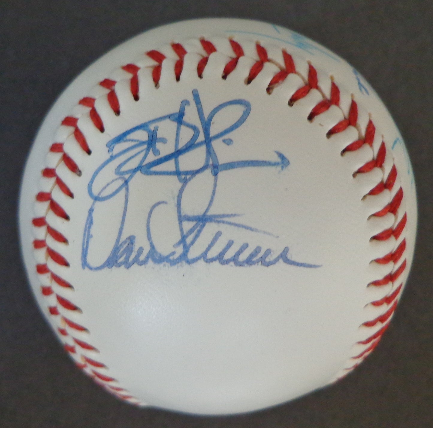 Minnesota Twins Multi-Autographed By 8 Players Oal Twins Logo Baseball 155685