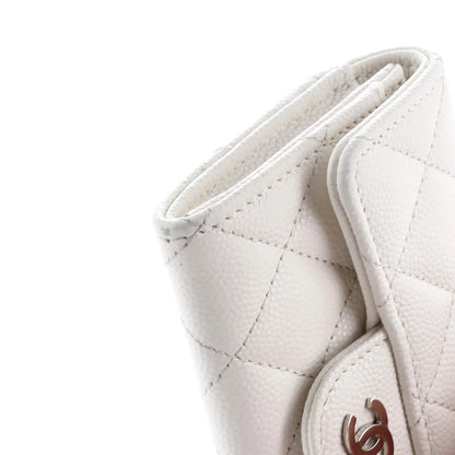 Chanel Classic Flap Card Case Quilted Caviar