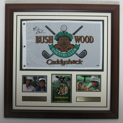 Chevy Chase "Caddyshack" Signed Pin Flag & Photo