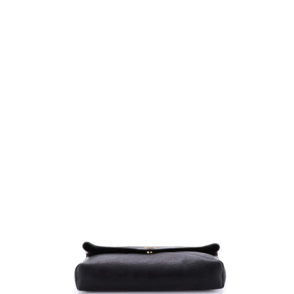 Saint Laurent Cassandre Envelope Clutch Leather Large