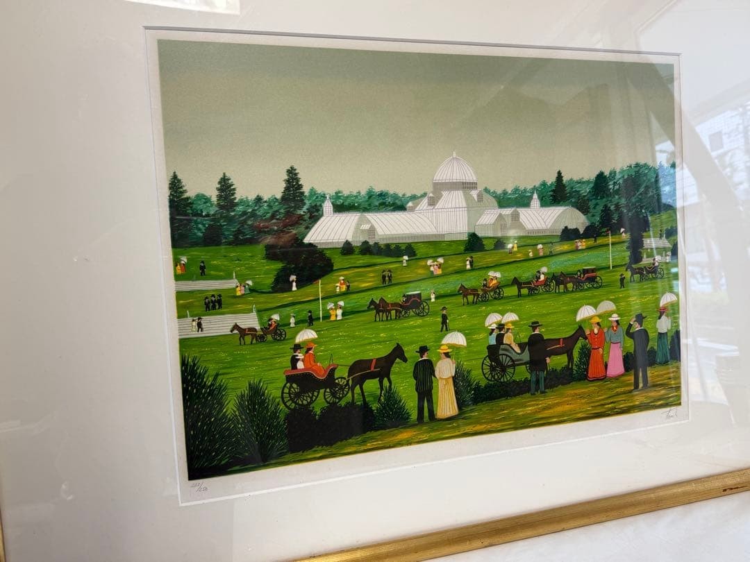 Signed Framed Art Print of Golden Gate Park by Fanch Ledan Ed 223/ 250
