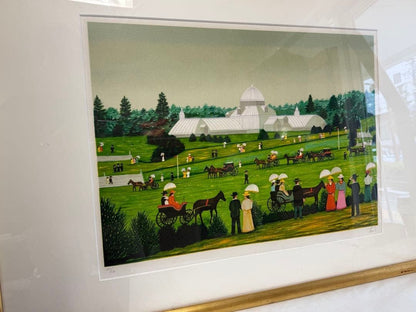 Signed Framed Art Print of Golden Gate Park by Fanch Ledan Ed 223/ 250