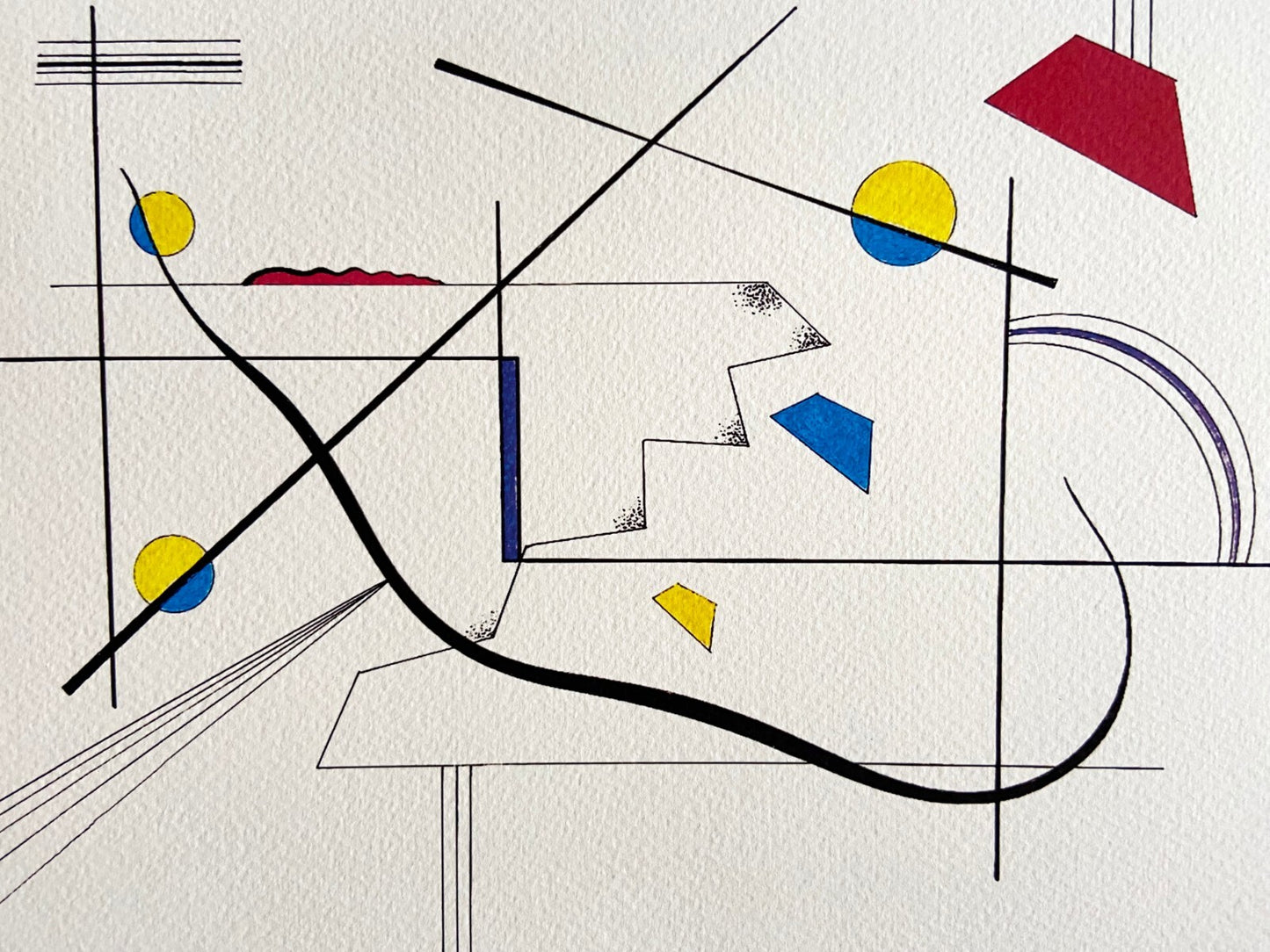 Wassily Kandinsky Lithograph 1962 Mourlot Signed Op Certified