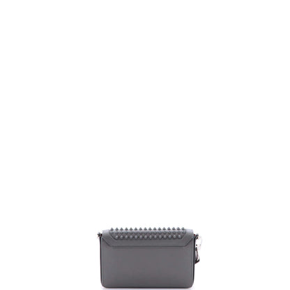 Christian Louboutin Explorafunk Wallet On Chain Spiked Leather