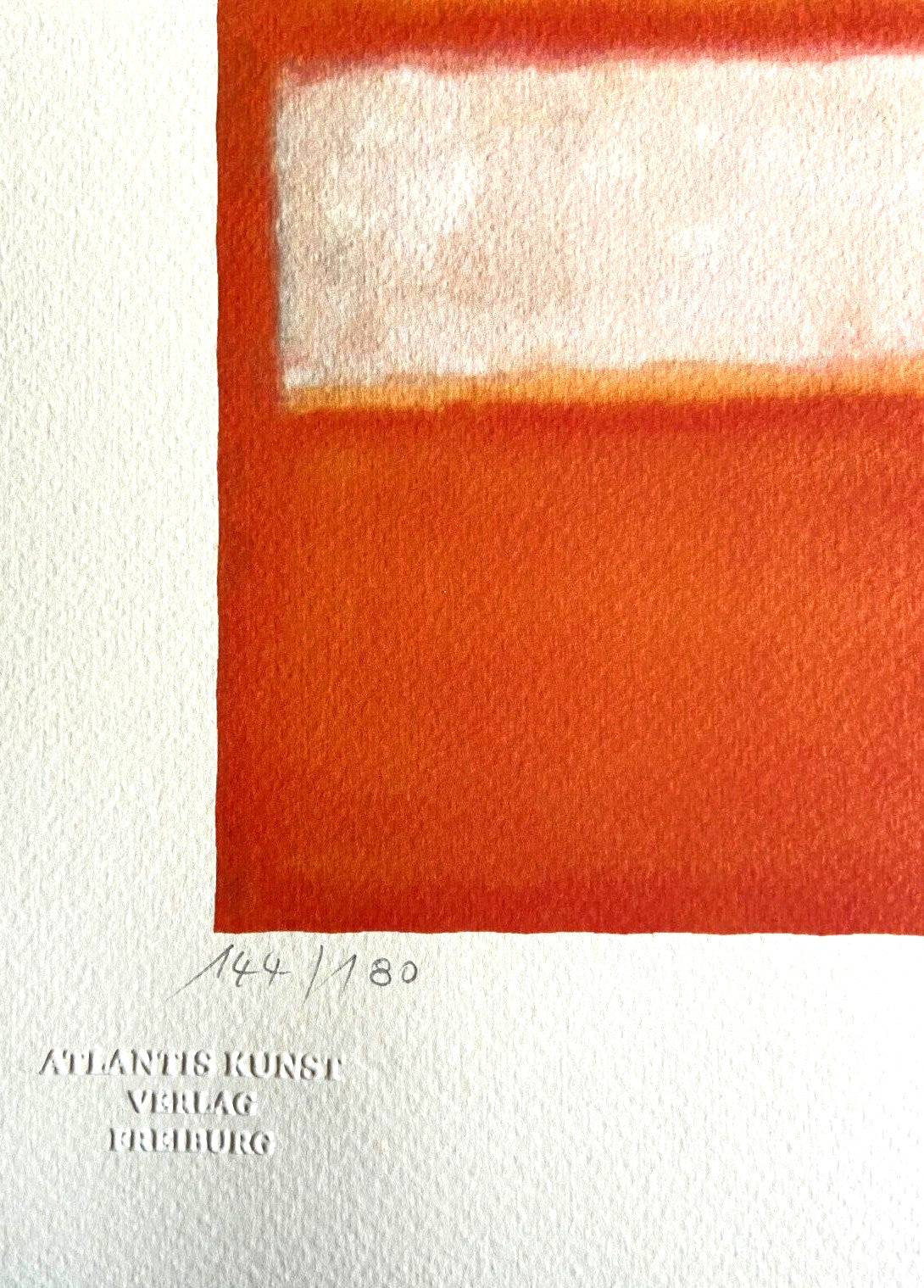 Mark Rothko Lithograph Coa Numbered Signed Op 180