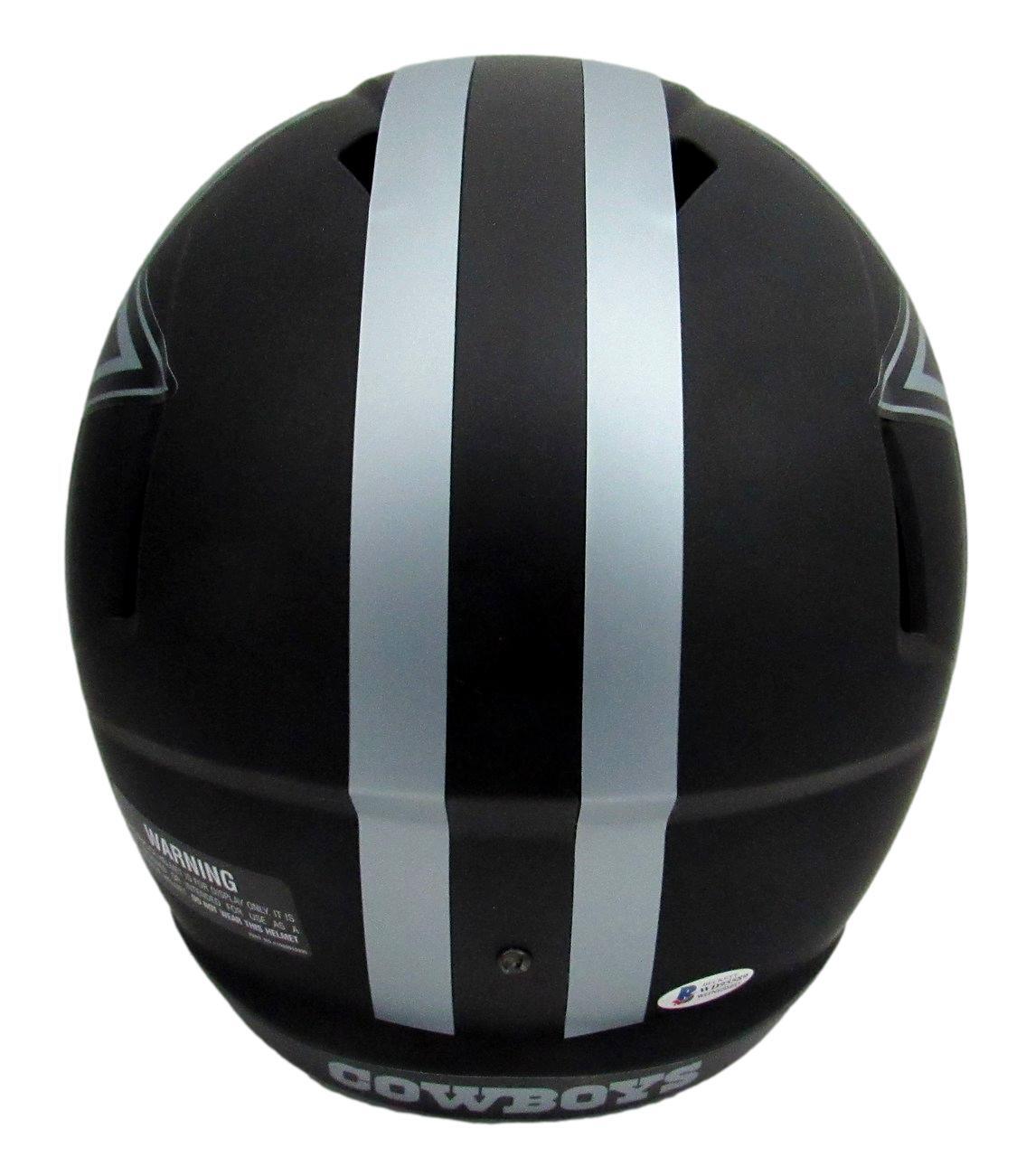 Roger Staubach  Signed Eclipse Cowboys Full Size Replica Helmet Beckett 157077