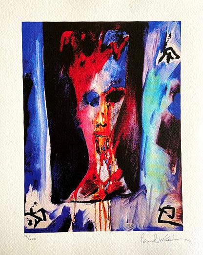 Paul Mccartney 'Eulogy To David Bowie' Lithograph 275Ex