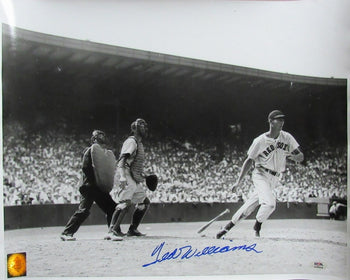 Ted Williams Hof Signed/Auto 16X20 B/W Photo Boston Red Sox Psa/Dna 194052