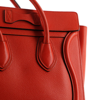 Celine Luggage Bag Grainy Leather Micro