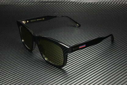 GUCCI GG0824S 006 Black Brown Rectangle Square 55