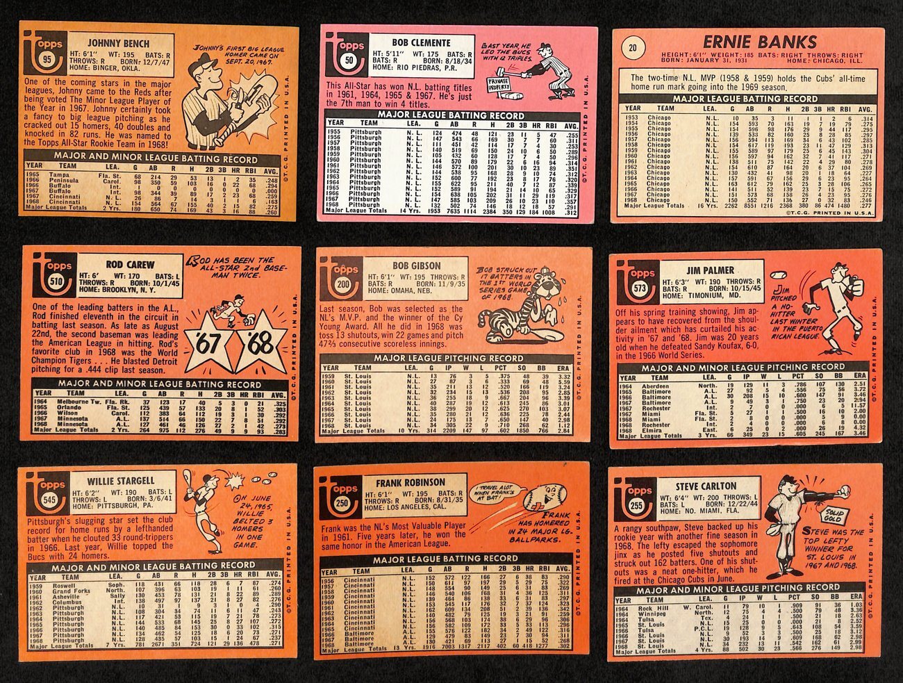 1969 Topps Baseball Card Complete Set (1-664)