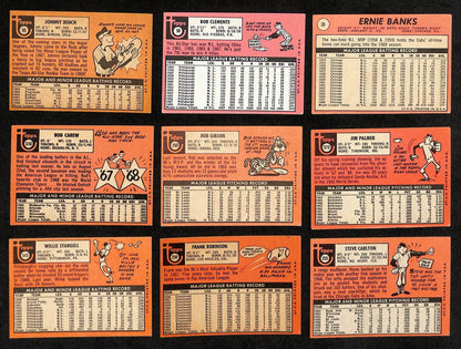 1969 Topps Baseball Card Complete Set (1-664)