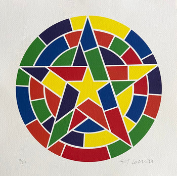 Sol Lewitt Lithograph Coa Numbered In Pencil 275