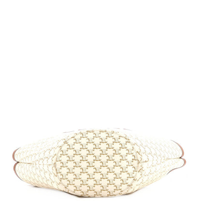 Celine Couffin Bag Triomphe Coated Canvas Medium