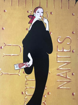 Lu Biscuits French Cookie Poster By Rene Gruau Famous Fashion Artist