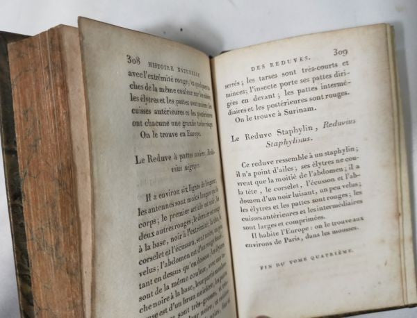 Tigny Histoire Naturelle Des Insectes Vol 4 Paris 1813 Handcolored Plates Rare