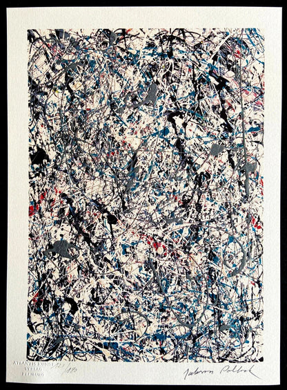Jackson Pollock Lithograph Coa Signed Numbered