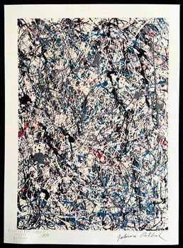 Jackson Pollock Lithograph Coa Signed Numbered
