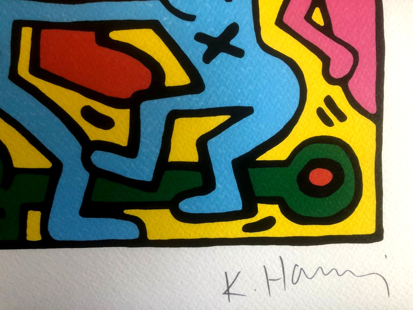 Keith-Haring Lithograph Coa Signed Numbered Pencil Certified