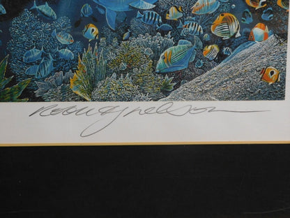 Robert Lyn Nelson (Us) Original Lithograph Print Large Artwork, Signed Framed