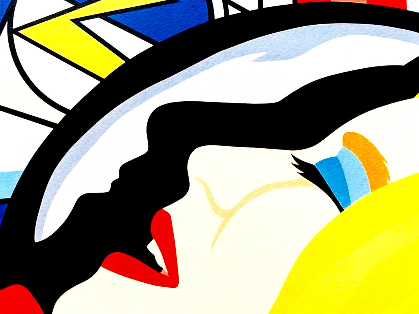 Tom Wesselmann Lithograph Handmade Coa Signed Op Numbered To Hand