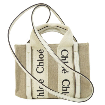 Canvas CHLOE Mini Woody 2WAY Shoulder Bag