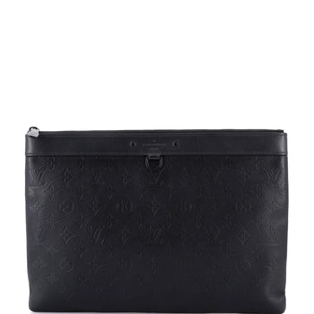 GM Louis Vuitton Discovery Pochette Monogram Shadow Leather
