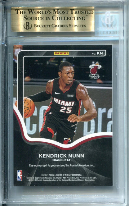 Kendrick Nunn 2020-21 Panini Player Of The Day Card (Bvg)