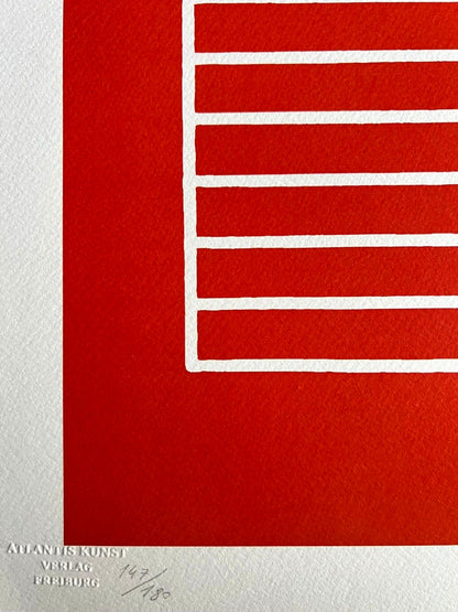 Donald Judd Lithograph Coa Signed Op Numbered