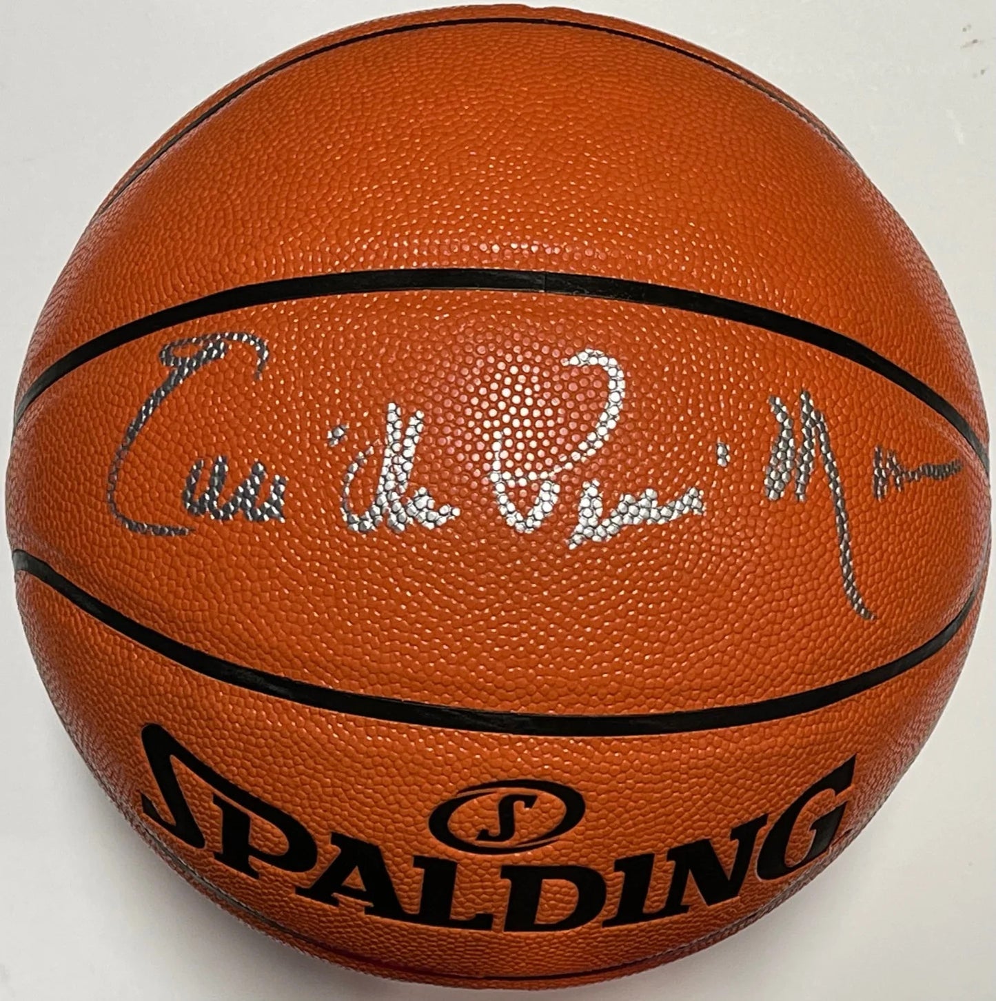 Earl Monroe Autographed Spalding Indoor/Outdoor Basketball (Psa)