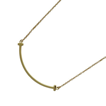 Tiffany & Co. T Smile Necklace Small K18Yg