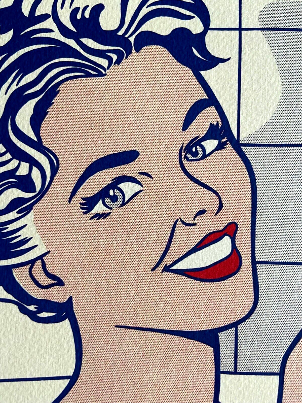 Rare Signed Numbered Lithograph by Roy Lichtenstein with COA