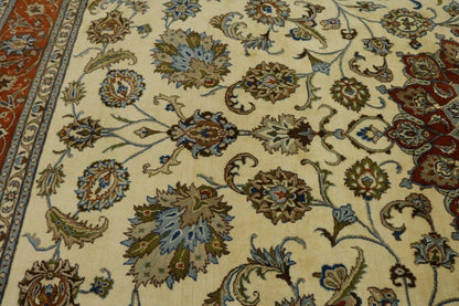 Rare Vintage Oriental Rug Classic Floral